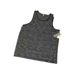 US Apparel Mens Heathered Charcoal Gray‎ Tank Top Athletic size Med